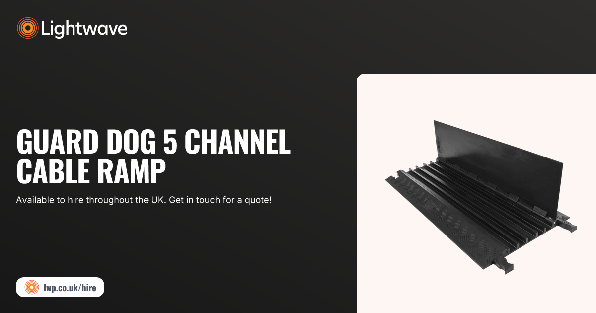 Channel Guard Ramp Guard Dog 5 Channel Cable Ramp | Lightwave Hire